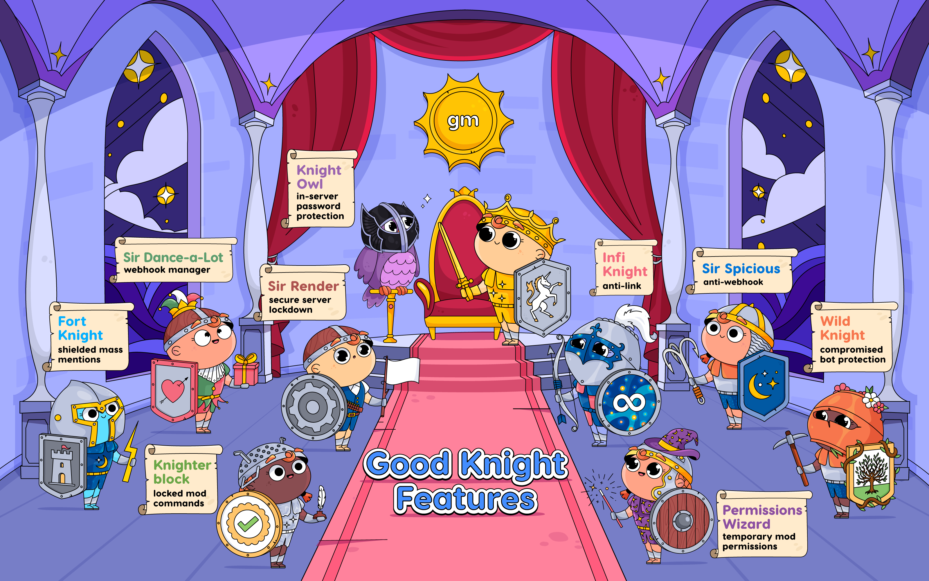 Good Knight features