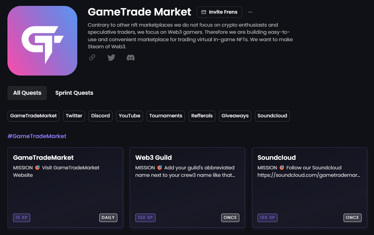 GameTrade on Zealy