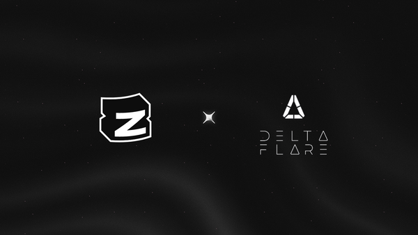 Zealy logo and DeltaFlare logo